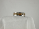 Stainless and Bumblebee Jasper (Ring#41)