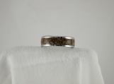 Stainless and Gold Tiger's Eye (Ring#38)
