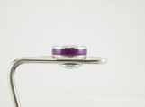 Stainless and Purple Sugilite (Ring#52)