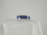 Stainless and Sodalite (Ring#37)