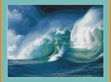 The Beauty Of The Waves Cross Stitch Pattern