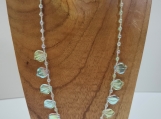 Aurora Borealis Leaf Choker Necklace