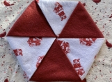Christmas Flannel Candle Mats 