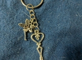 Cute key and fairy keychain
