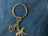 Dalmation key chain