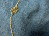 Filigree and circle connectors necklace
