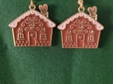 Gingerbread House Earrings  E112354