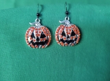 Halloween Pumpkin Earrings  E112360