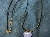 Heart crystaline necklace