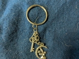 Key and fairy keychain