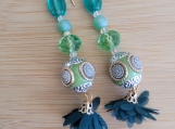 Pretty in Green Earrings  E112374
