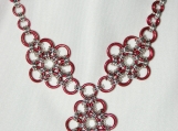 Red and Silver Chainmaille  N112370