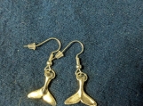 Whales tails earrings