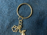 Wiener dog keychain