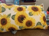 Bright Sunflower Throw Pillow