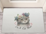 Cat Mom Door Mat | Rubber