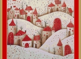 Christmas Houses Cross Stitch Pattern