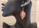 Fun shaped earrings wings lightining
