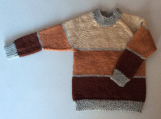 Hand knitted boy pullover (boy)