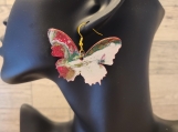 Hand Painted Butterfly Earrings
