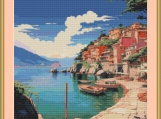 Harbour Front Cross Stitch Pattern