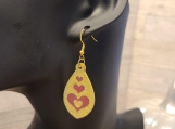 Heart design earrings