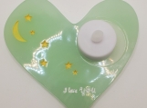 heart tee candler holder/resin art