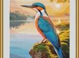 Kingfisher Cross Stitch Pattern