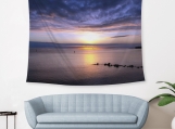 Maine Seacoast Sunset Wall Tapestry