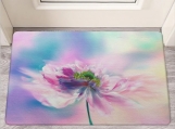 Pastel Flower Watercolor Door Mat | Rubber