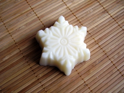 Handmade Snowflake Soaps 