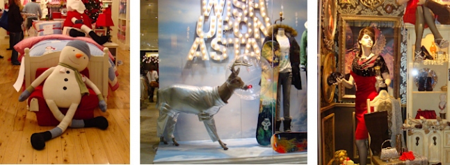 Store Christmas Decorations, Yorkdale Mall, Toronto.