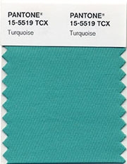 Pantone Unveils Color of the Year for 2010: PANTONE 15-5519 Turquoise