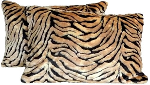 Sensuous Faux Fur Pillow Shams a Devine Luxury. 