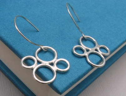 Sterling Silver Earrings - Tiny Bubbles 