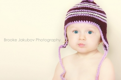 Shades of Purple Stripes Tuque. 
