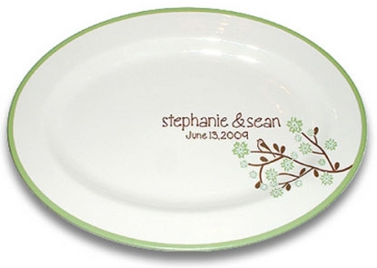 Little bird cherry blossom wedding signature platter