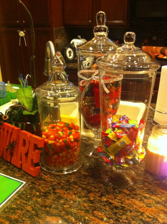 Halloween Candy Jars