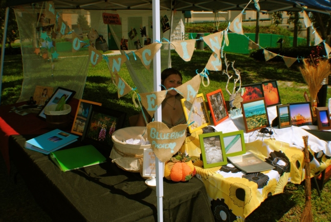 Our table at the Local Crafts festival