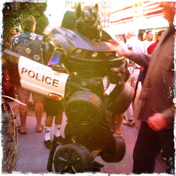 Police car Transformer costume