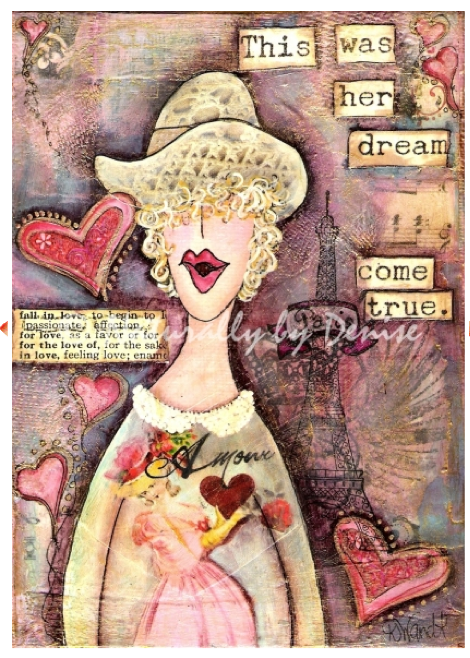 Naturally by Denise mixed media journal
