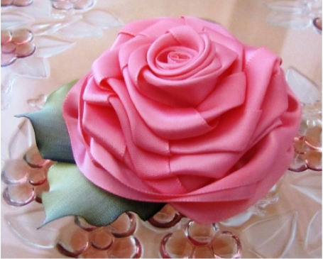 Hair Accessories, Pink Rose