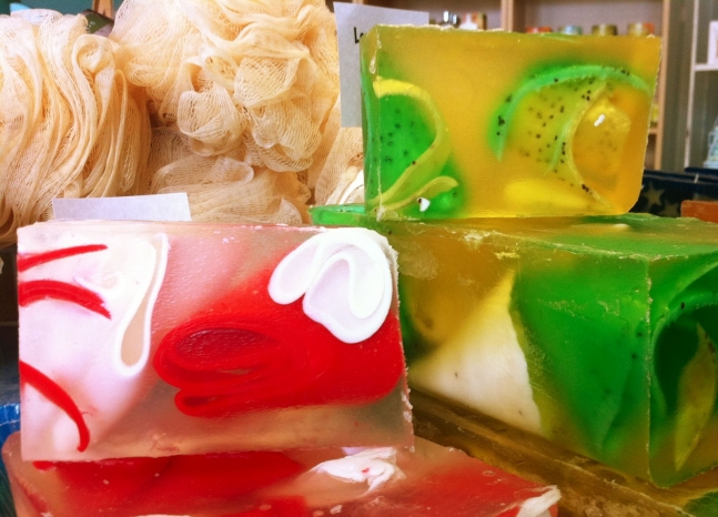 No animal fat, vegetable oil-based soaps