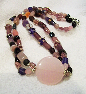 Double strand handmade necklaces.