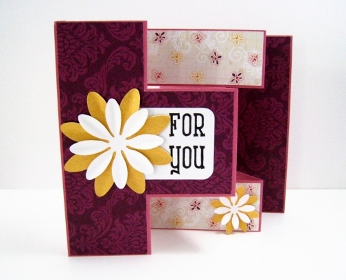 Handmade Card - For You, by Fairy Cardmaker.  