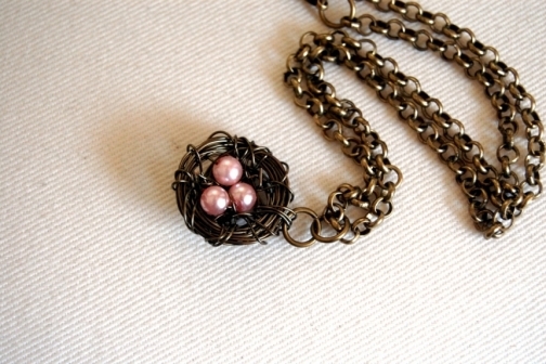 birdnest necklace