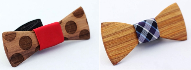 Bow Ties From Reclaimed Wood.