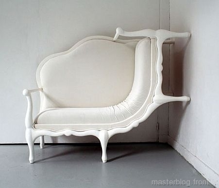 Unusual corner sofa called Canape. 