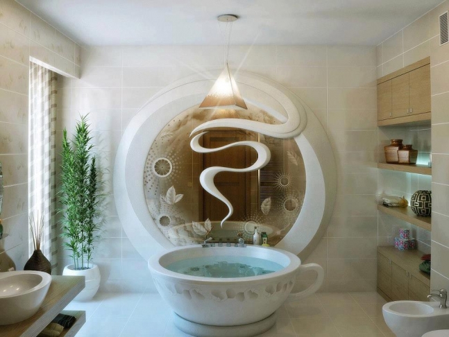 Cup bath tub.