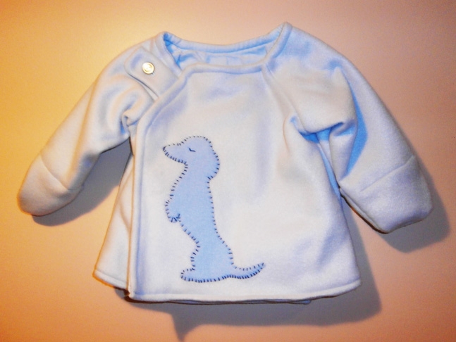 Light Blue Fleece Infant Jacket and Pants Set on Sale